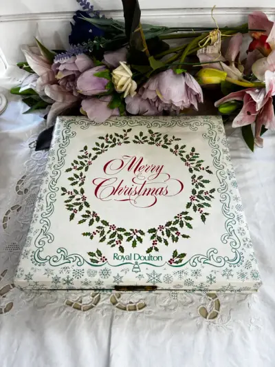 Plato de Navidad 1978 Royal Doulton - miniatura 2