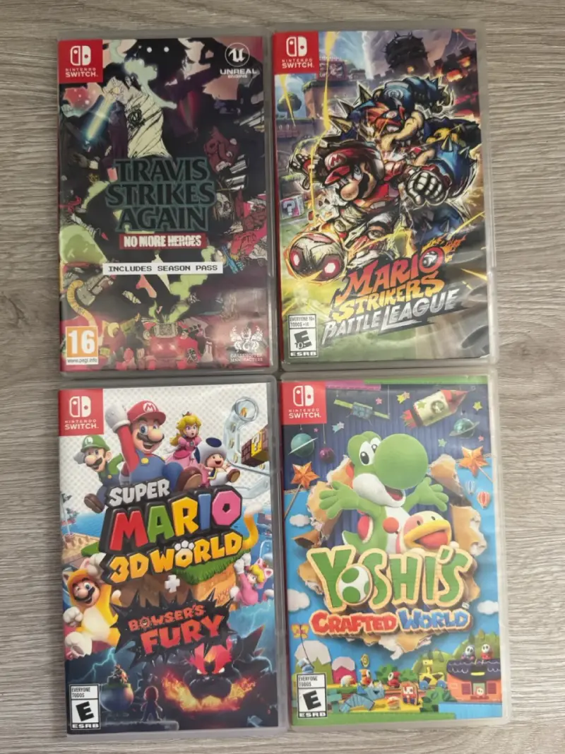 Lote de 4 juegos Nintendo Switch