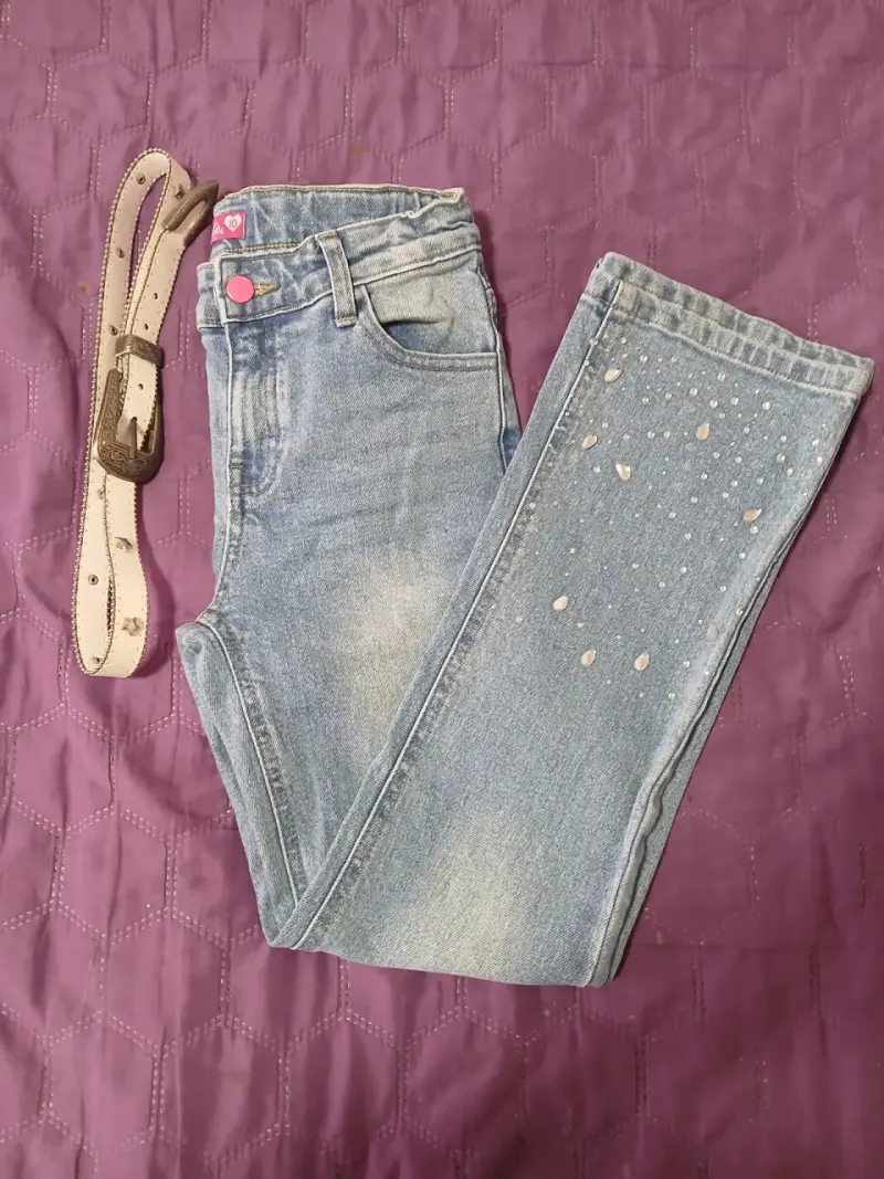 Jeans con detalles brillantes - 3