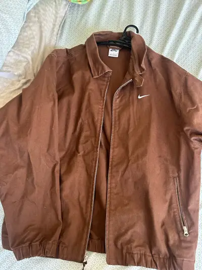 Chaqueta Nike de mezclilla café - miniatura 1