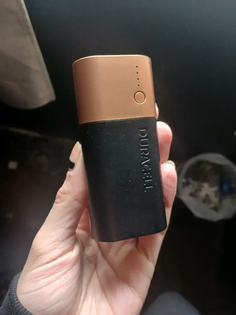 Power bank portatil Duracell negro - 1