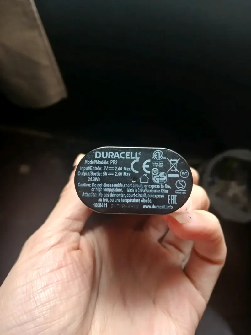 Power bank portatil Duracell negro - 3