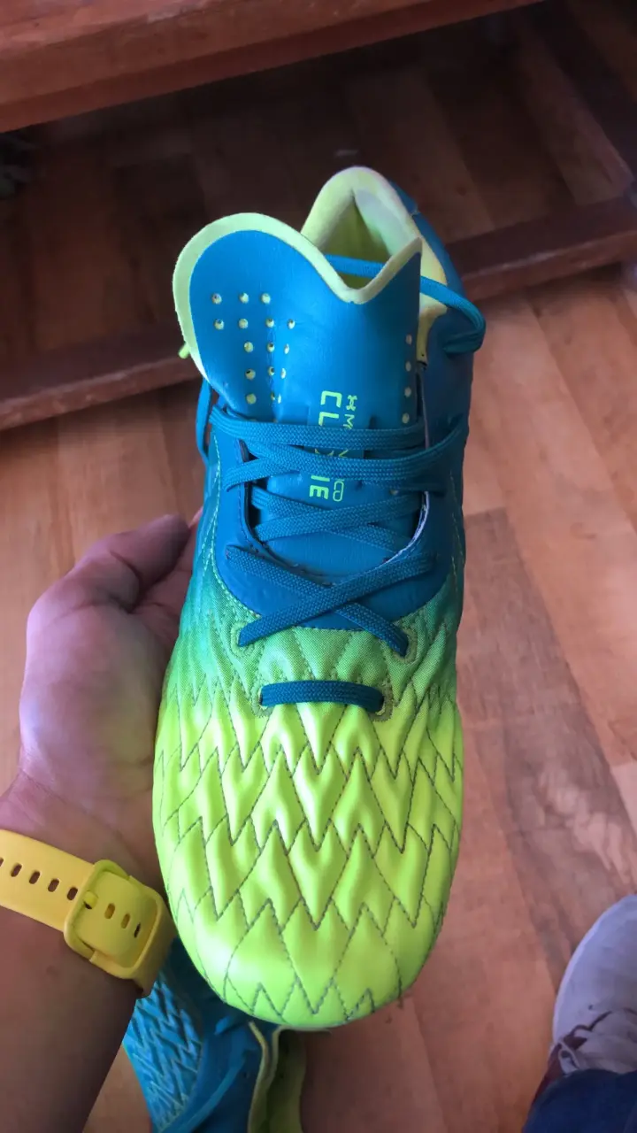 Zapatillas deportivas azul, verde futbol o rugby - 5