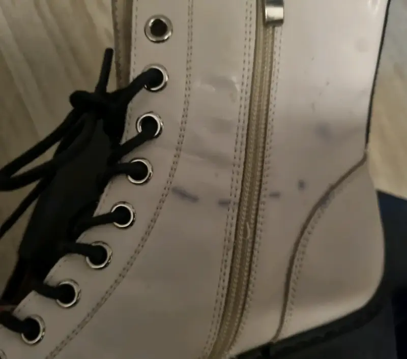 Botas blancas con plataforma - 3