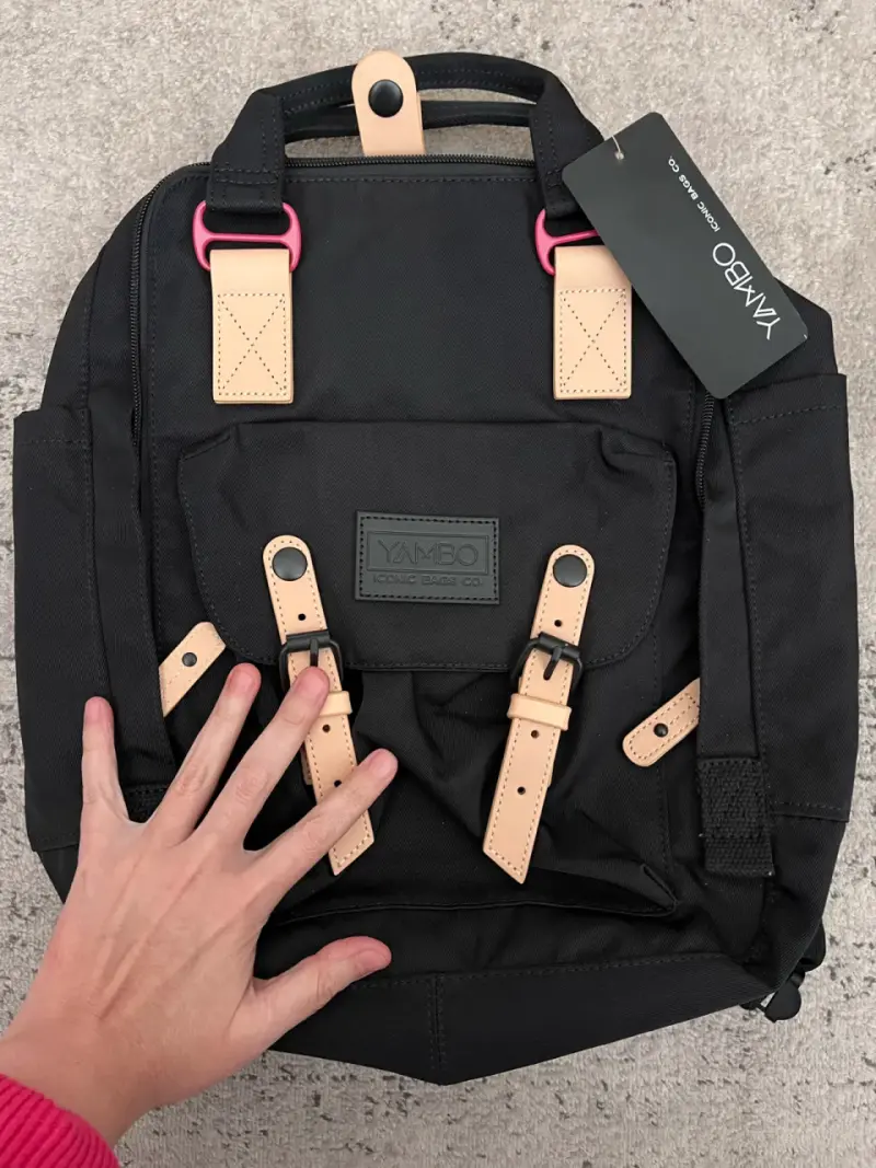 Mochila negra Yambo estilo casual - 2