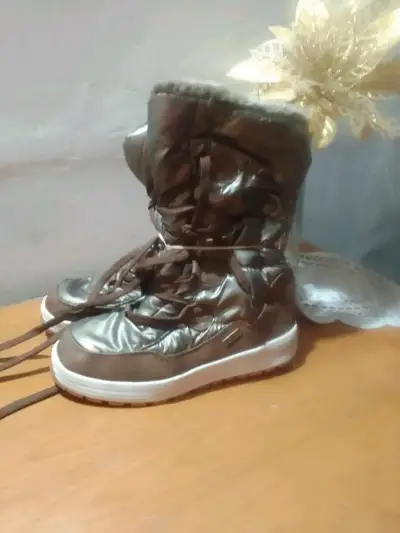 Botas de invierno marrones termicas - miniatura 1