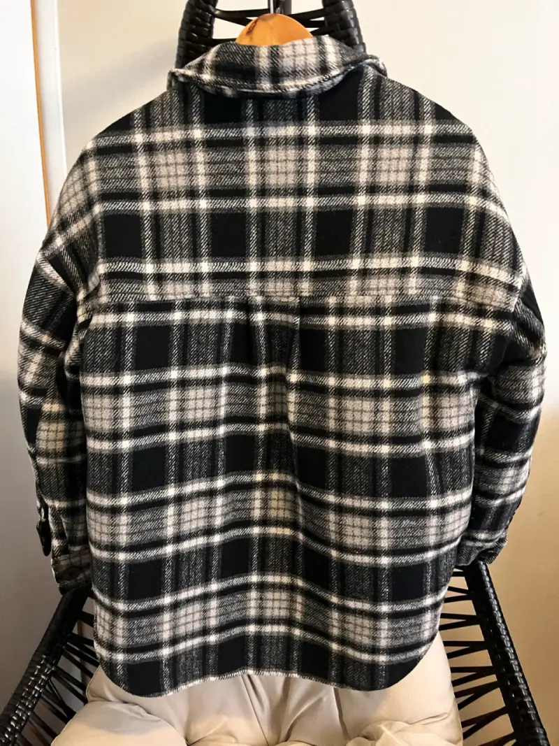 Chaqueta de franela a cuadros - 2