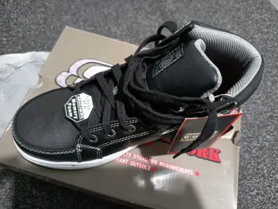 Zapatillas de trabajo Skechers negras - miniatura 1
