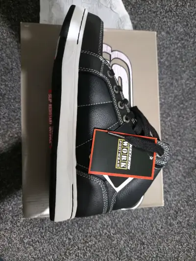 Zapatillas de trabajo Skechers negras - miniatura 2