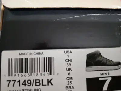 Zapatillas de trabajo Skechers negras - miniatura 3
