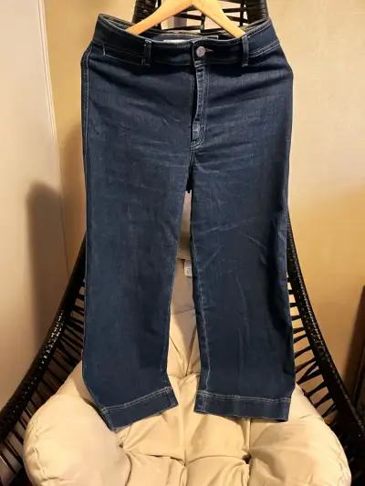 Jeans azul de pierna ancha - miniatura 2