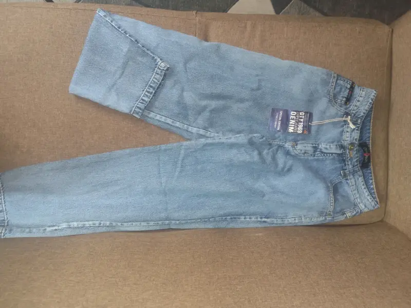 Jeans claros estilo vintage - 1