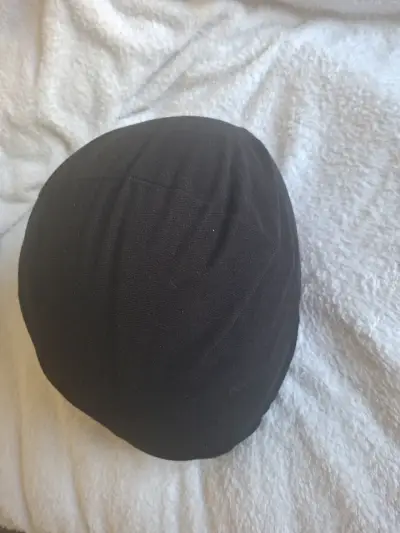 Casco de moto negro con diseño talla L - miniatura 5