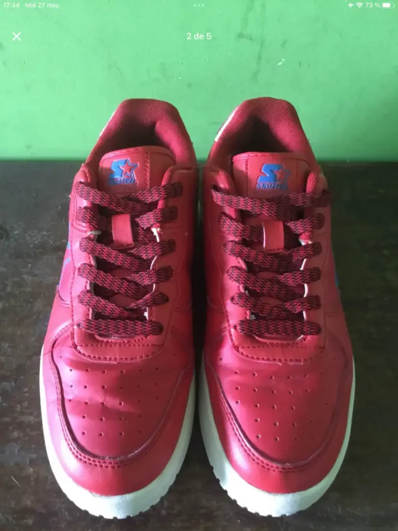 Zapatillas rojas urbanas Starter - 1