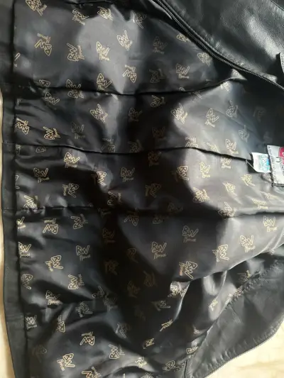 Chaqueta de cuero negra mujer - miniatura 5