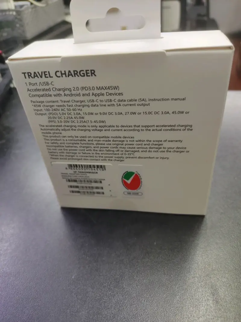 Cargador 45W USB-C - 2