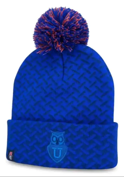 Gorro invierno azul oscuro U de chile - miniatura 1