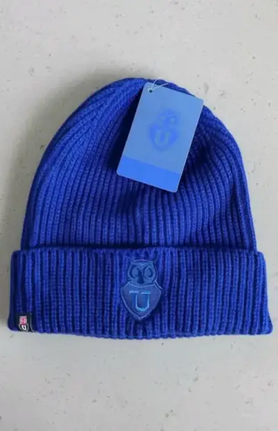 Gorro invierno azul oscuro U de chile - miniatura 2