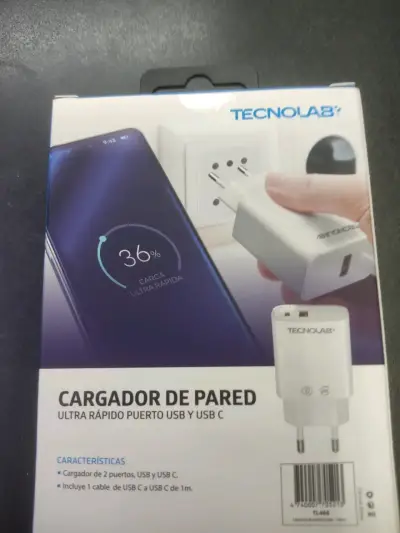 Cargador de pared Tecnolab 20W - miniatura 2