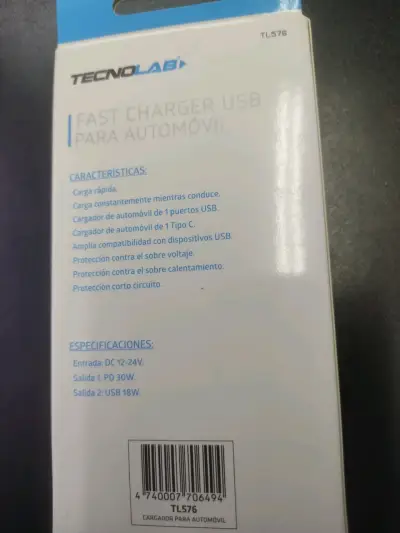 Cargador rápido USB para auto - miniatura 2
