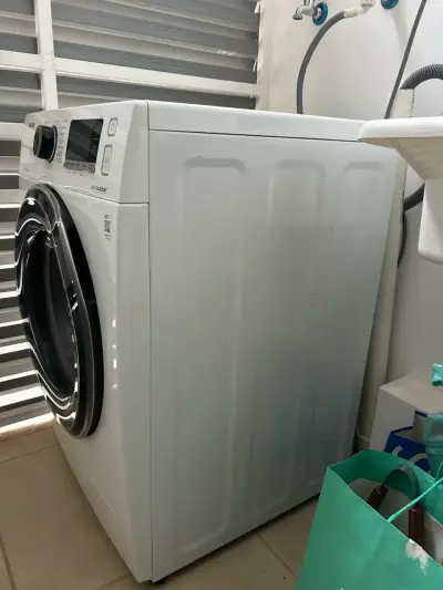 Lavadora samsung carga frontal blanca - miniatura 2