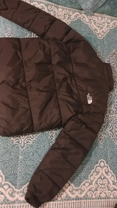 Chaqueta abrigo negra The North Face 700 - miniatura 2