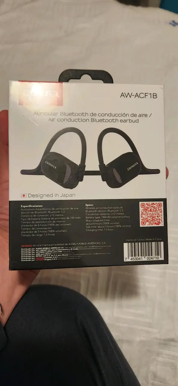 Auricular Bluetooth Aiwa de aire - 2