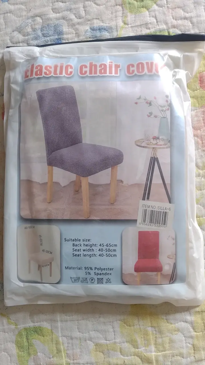 6 Funda elástica para silla - rojo - 1