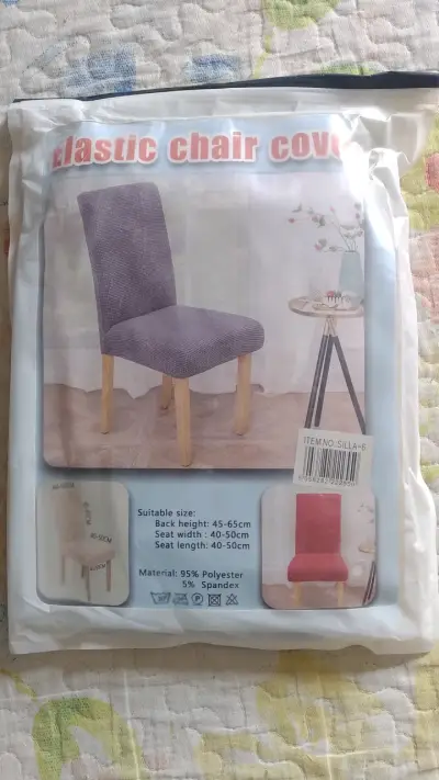 6 Funda elástica para silla - rojo - miniatura 1