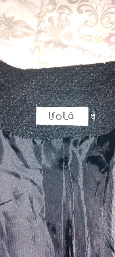 Blazer negro de lana - miniatura 1