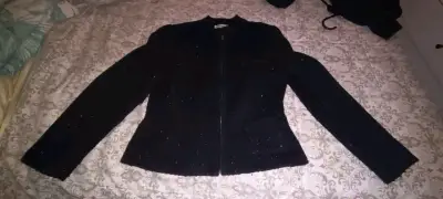 Blazer negro de lana - miniatura 2