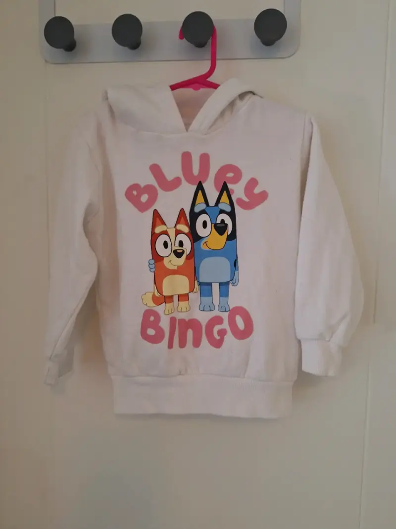 Polerón infantil Bluey blanco