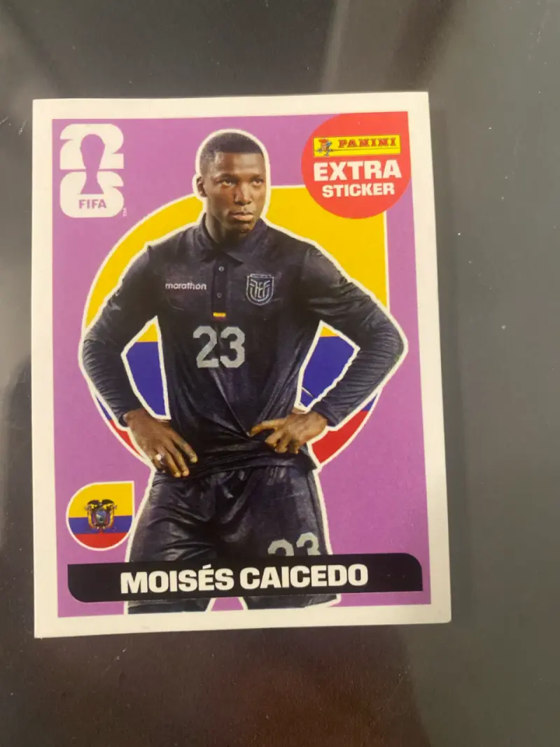Lámina Moisés Caicedo Panini - 1