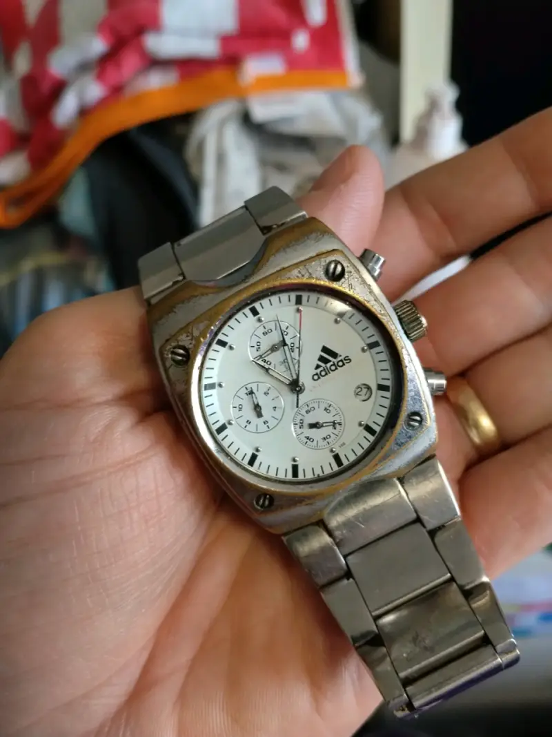 Reloj metálico deportivo Adidas original - 4