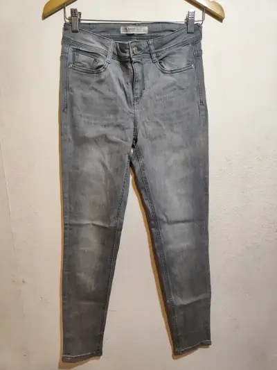 Jeans gris para mujer - miniatura 1
