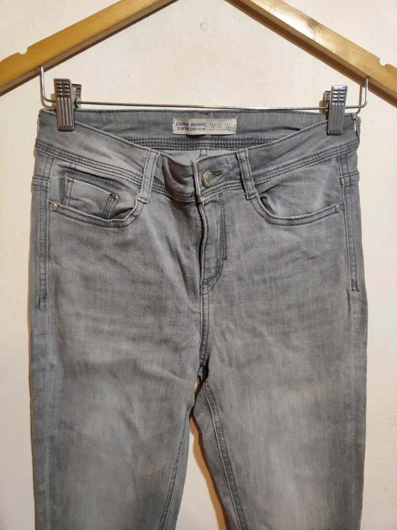 Jeans gris para mujer - 2