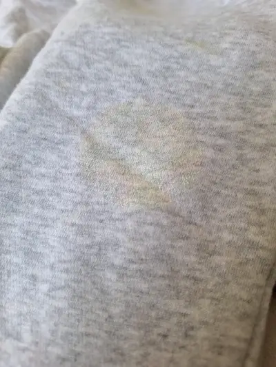 Pantalones de algodón gris claro detalles tornasol - miniatura 2