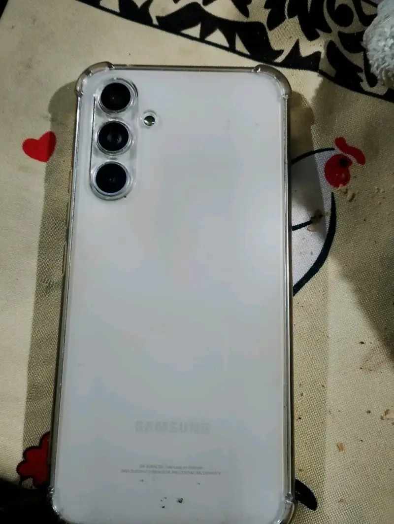 Celular Samsung a54 5g 128gb blanco con funda - 1