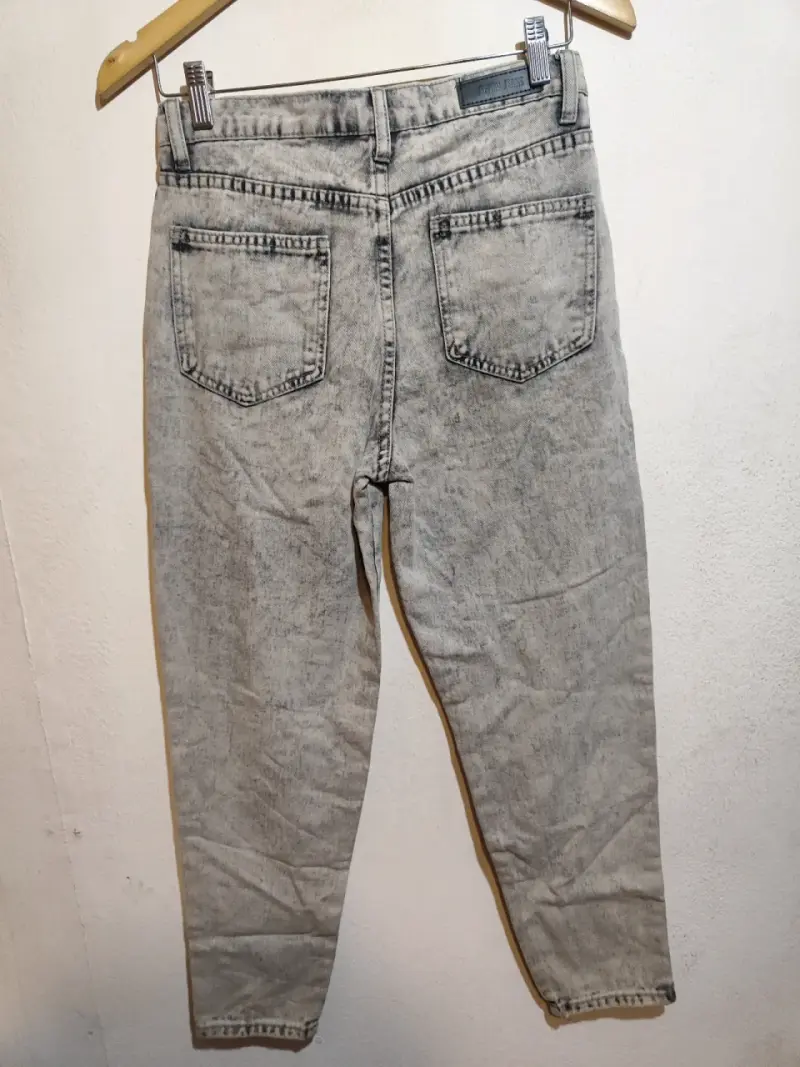 Jeans gris mom - 3