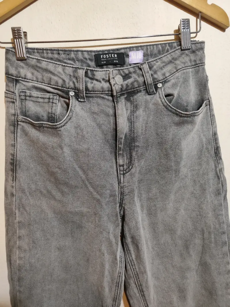 Jeans gris mujer Foster - 2