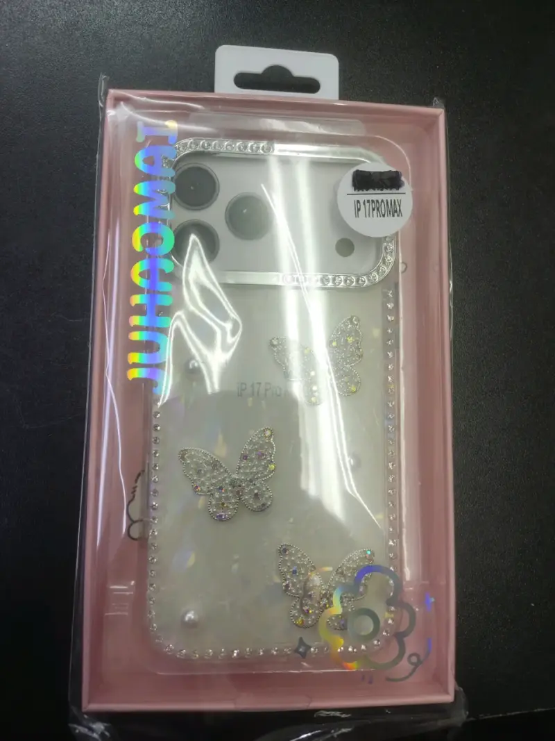Funda iPhone 17 Pro Max mariposas