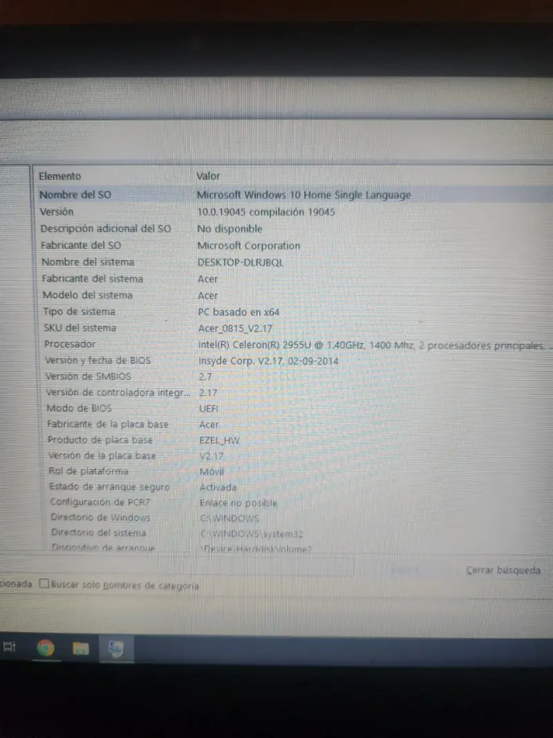 Notebook Acer en buen estado - 2