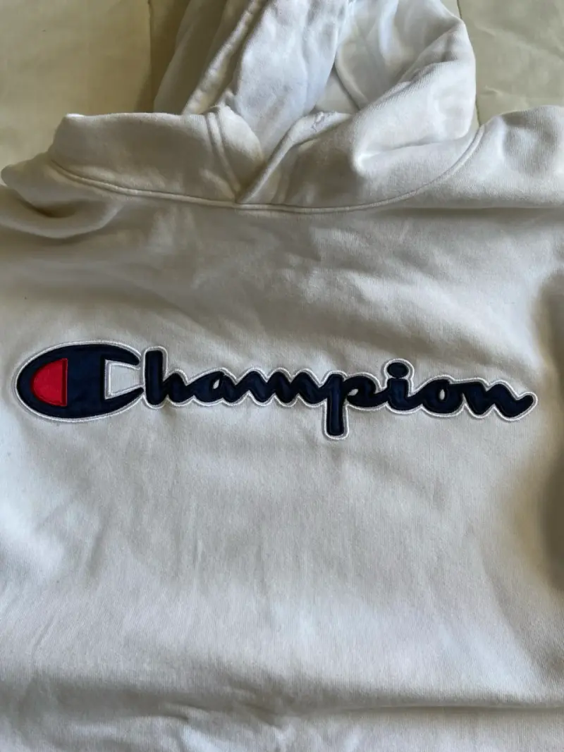 Polerón blanco Champion - 1