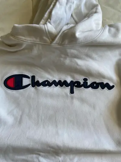 Polerón blanco Champion - miniatura 1