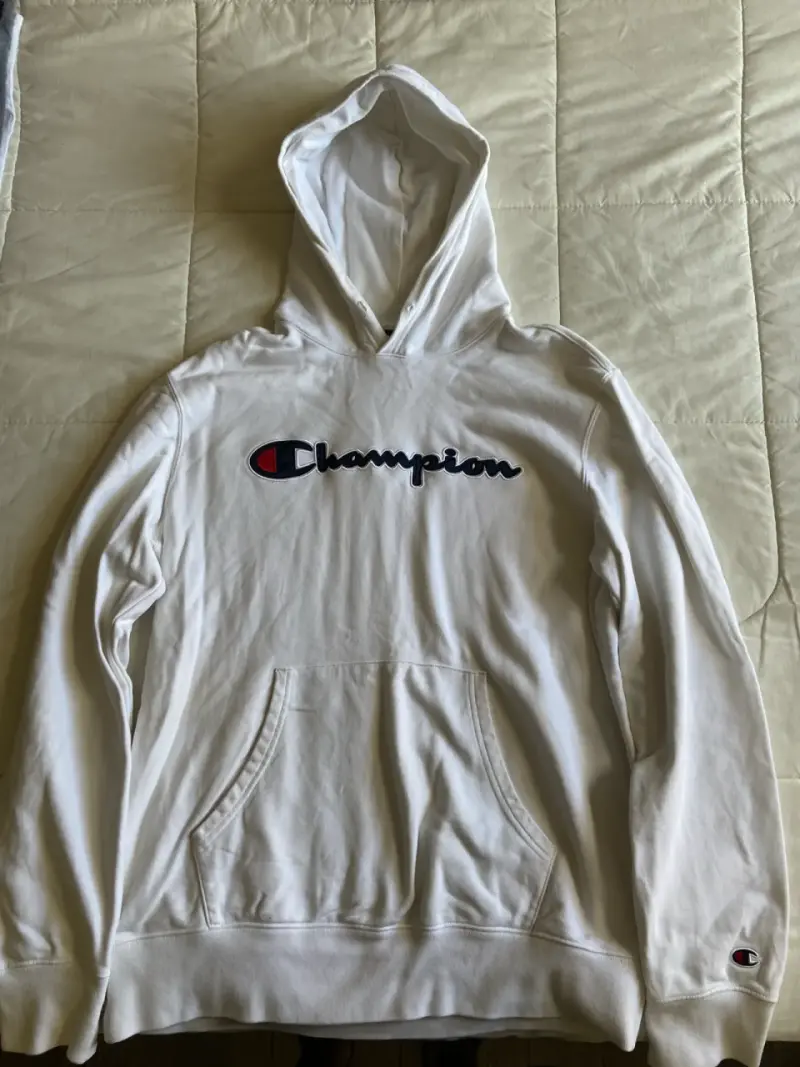 Polerón blanco Champion - 4