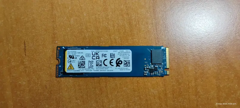 Disco SSD M.2 NVMe 512GB Intel