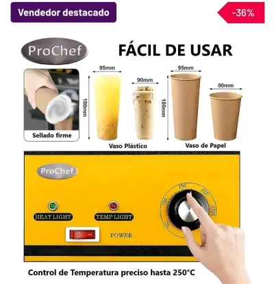 Selladora automática de vasos - miniatura 4