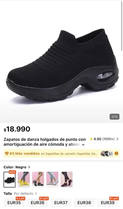 Zapatillas deportivas negras - miniatura 2