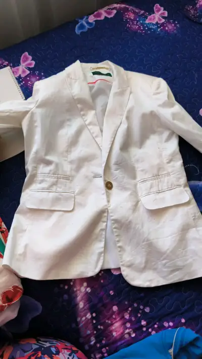 Blazer blanco elegante - miniatura 1
