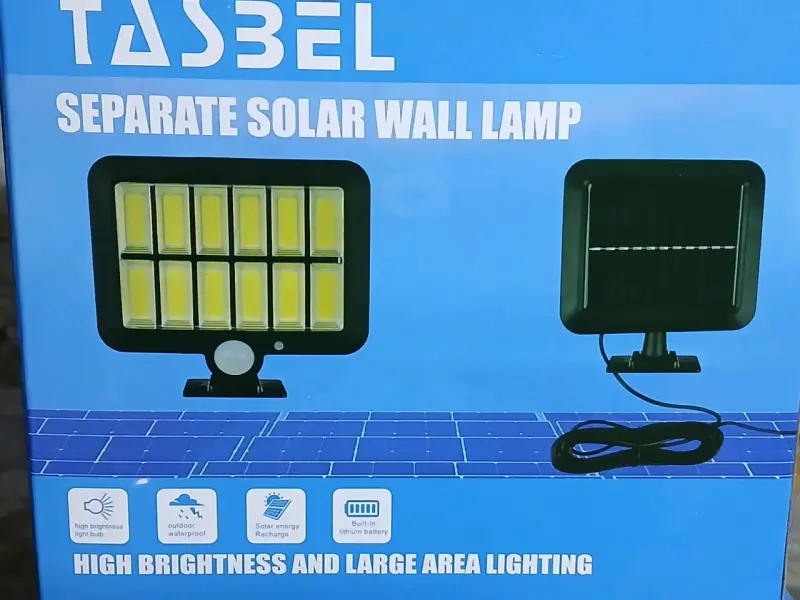 Lámpara solar de pared TASBEL - 1